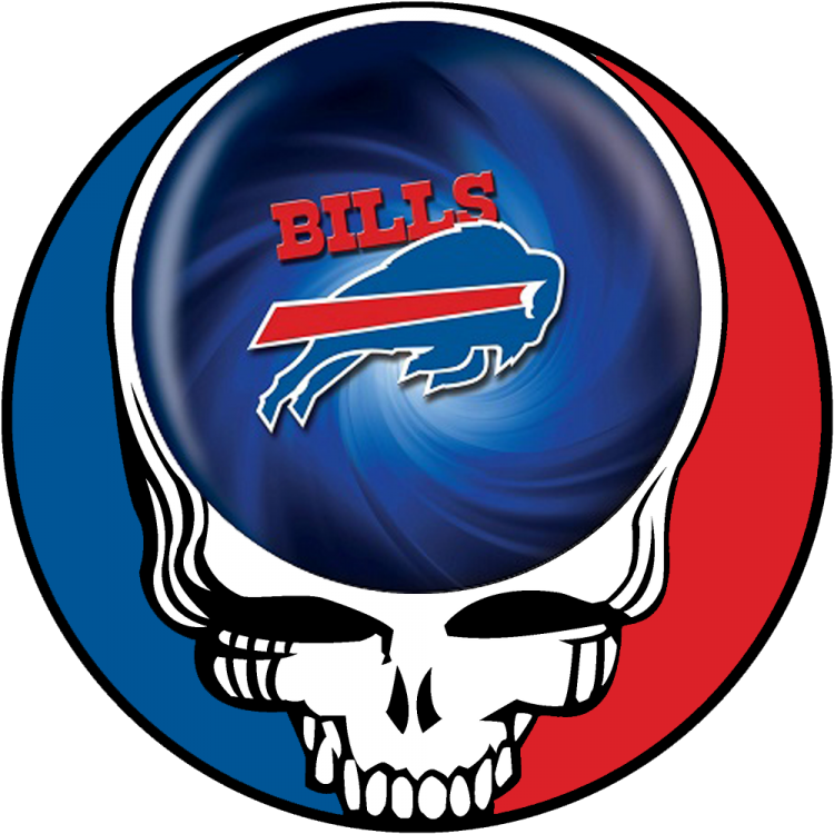 Buffalo Bills skull logo iron on transfers